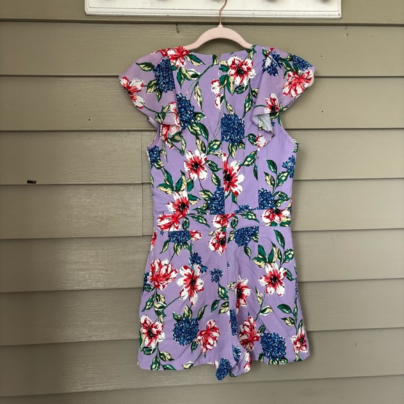 Parker Floral Jumpsuit in Purple - Picture 2 of 9